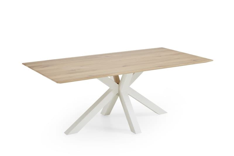 Esstisch, LB ca. 200x100 cm, Eiche massiv