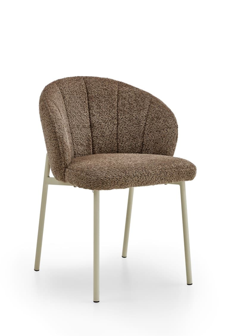 Stuhl - Stoff, Taupe