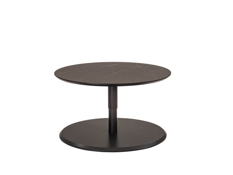 Couchtisch - höhenverstellbar, LBH ca. 80x60x47-65 cm, Marmoroptik