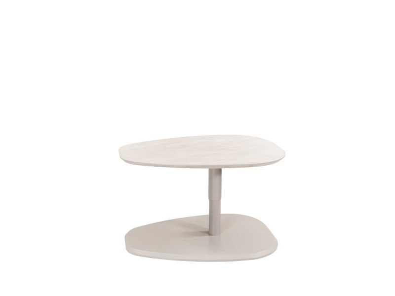 Couchtisch - höhenverstellbar, LBH ca. 80x60x47-65 cm, Steingrau