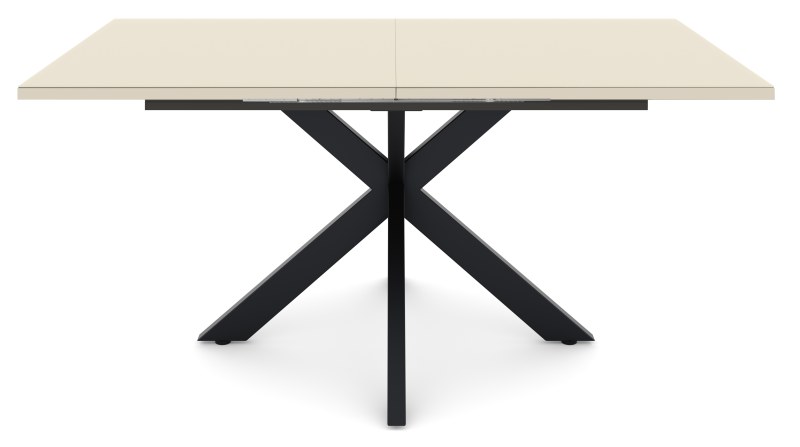 Esstisch - ausziehbar, LB ca. 160x90 cm, Kaschmir, Schwarz