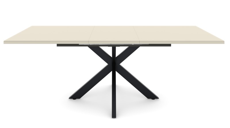 Esstisch - ausziehbar, LB ca. 160x90 cm, Kaschmir, Schwarz