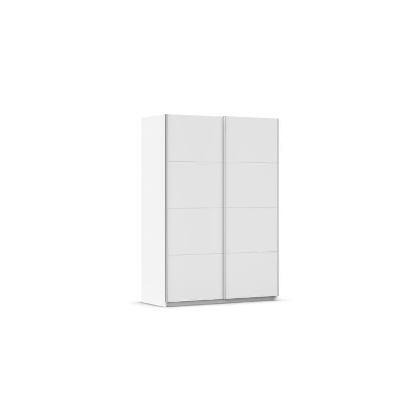 Schwebetürenschrank RUBITO- B ca. 136 cm, Weiß
