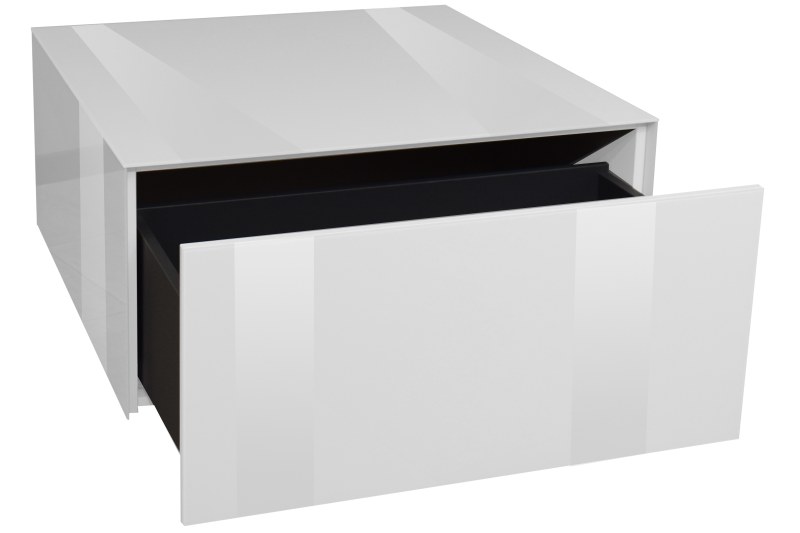 Couchtisch - LB ca. 75x75 cm, Weiß