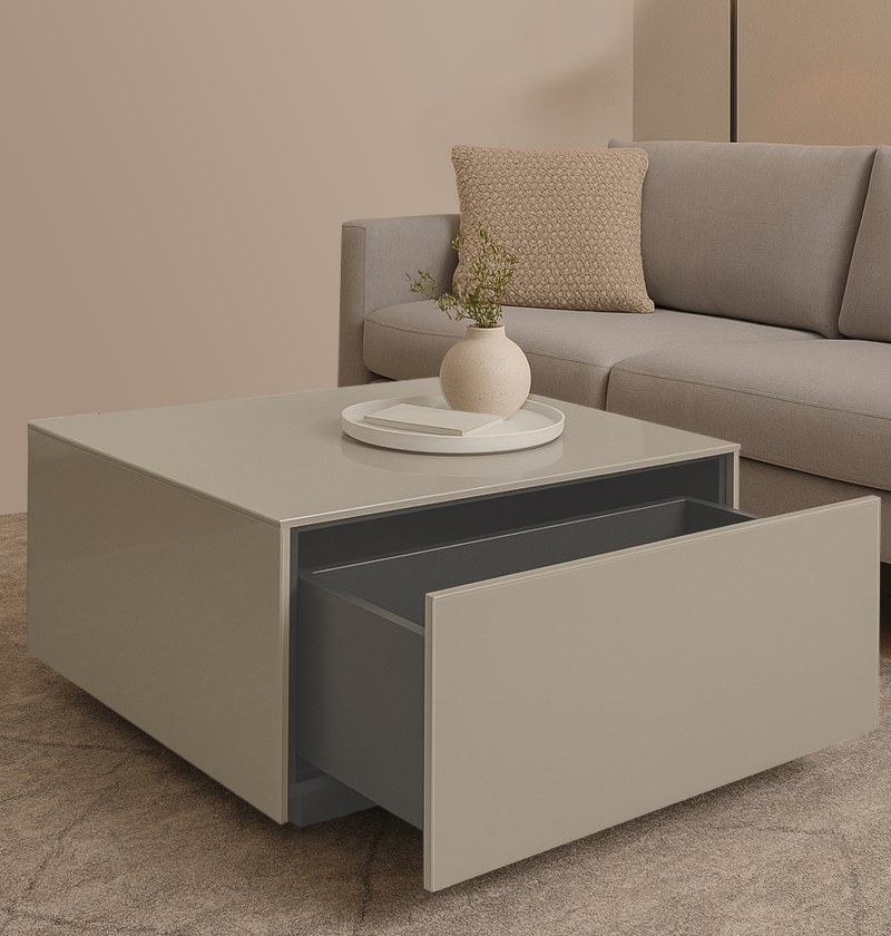 Couchtisch - LB ca. 75x75 cm, Kaschmir