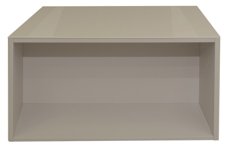 Couchtisch - LB ca. 75x75 cm, Taupe
