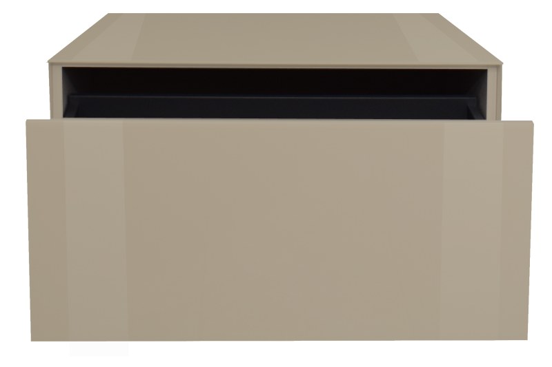 Couchtisch - LB ca. 75x75 cm, Taupe