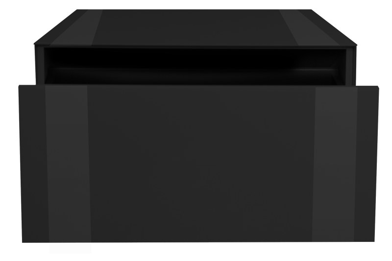 Couchtisch - LB ca. 75x75 cm, Schwarz