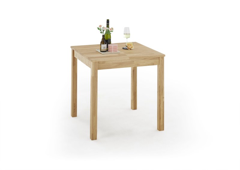 Esstisch- LB ca. 80x80 cm, Eiche, Massiv, Geölt