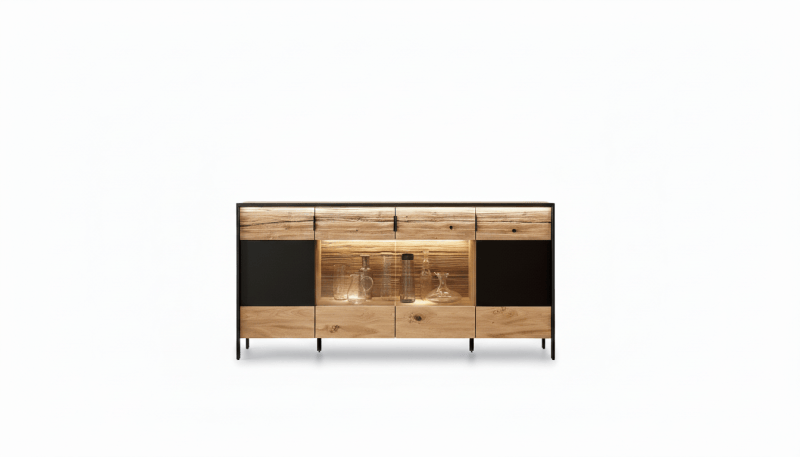 Sideboard - Wildeiche massiv
