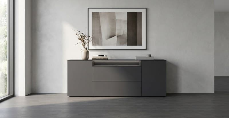 Sideboard EM Air - Schiefergrau matt