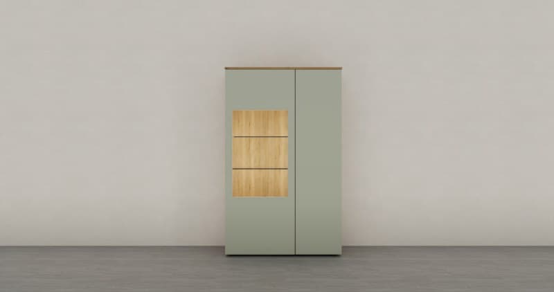Highboard EM Pan - Lack grün