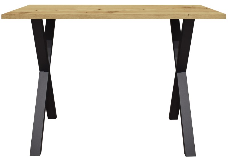 Bartresentisch - LB ca. 140x90 cm, Asteiche, Schwarz