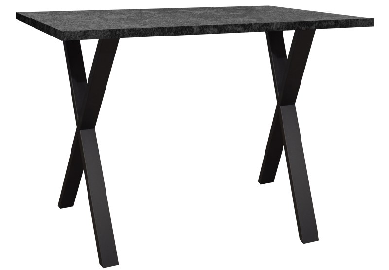 Bartresentisch - LB ca. 140x90 cm, Graphit, Schwarz