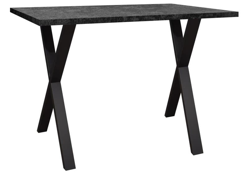 Bartresentisch - LB ca. 140x90 cm, Graphit, Schwarz