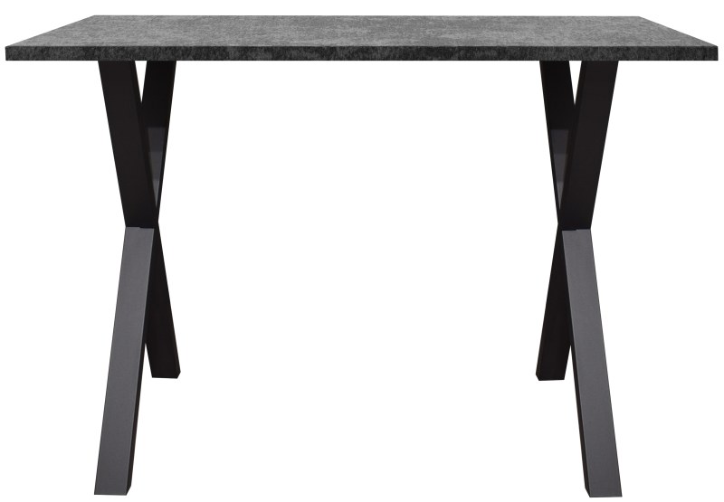Bartresentisch - LB ca. 140x90 cm, Graphit, Schwarz