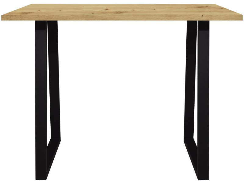 Bartresentisch - LB ca. 120x70 cm, Asteiche, Schwarz