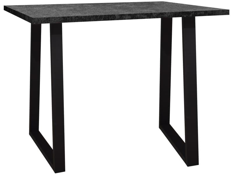 Bartresentisch - LB ca. 120x70 cm, Graphit, Schwarz