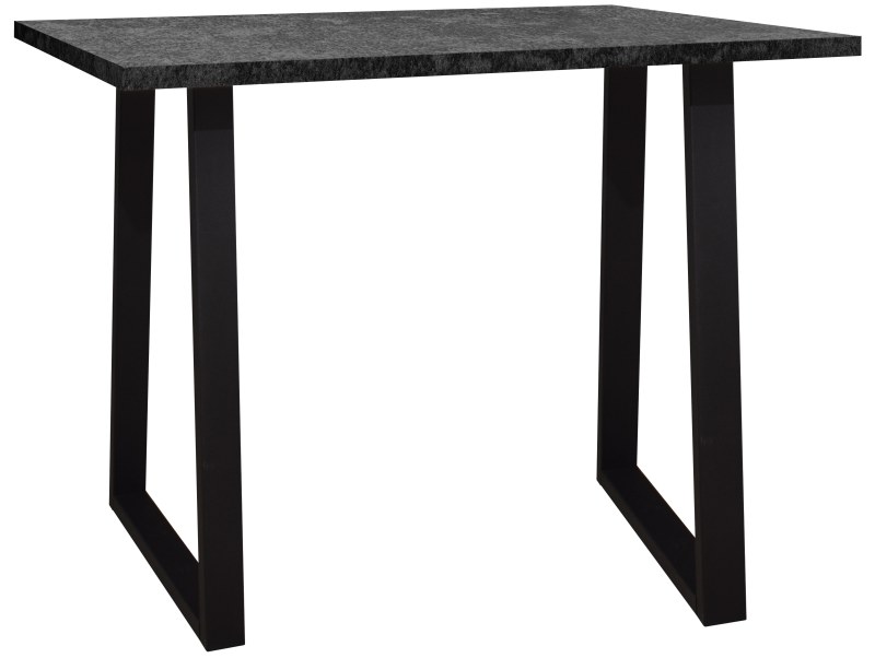 Bartresentisch - LB ca. 120x70 cm, Graphit, Schwarz