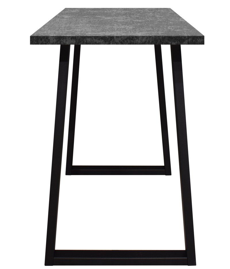 Bartresentisch - LB ca. 120x70 cm, Graphit, Schwarz
