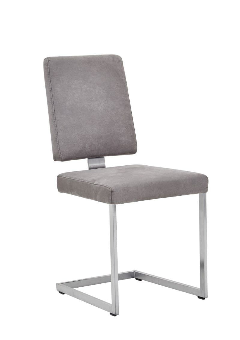 Freischwinger - Microfaser, Grau