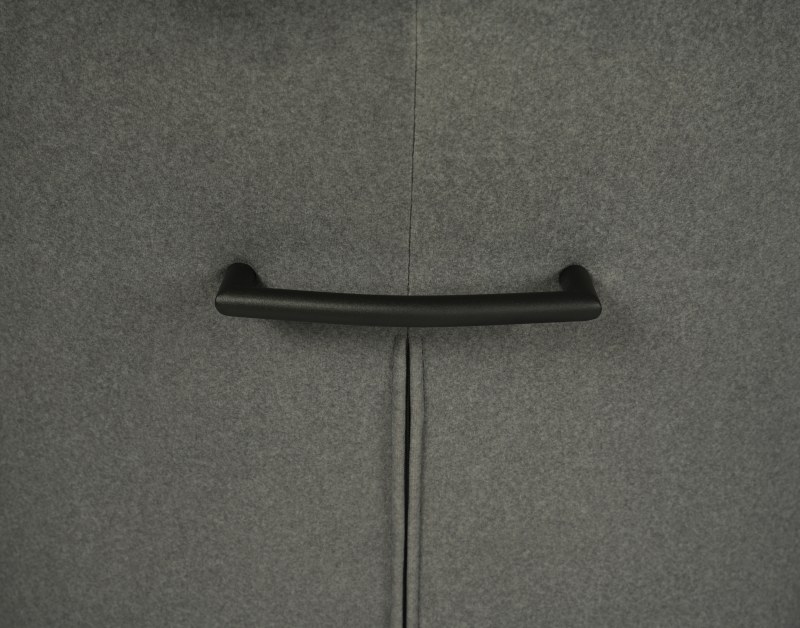 Armlehnstuhl MANOA - drehbar, Stoff, Grau