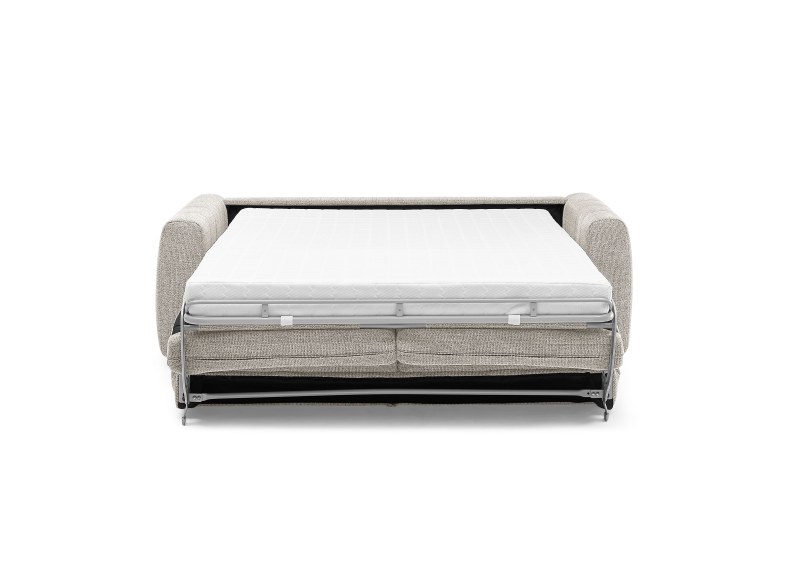 Schlafsofa MYLES - Stoff, Truffle