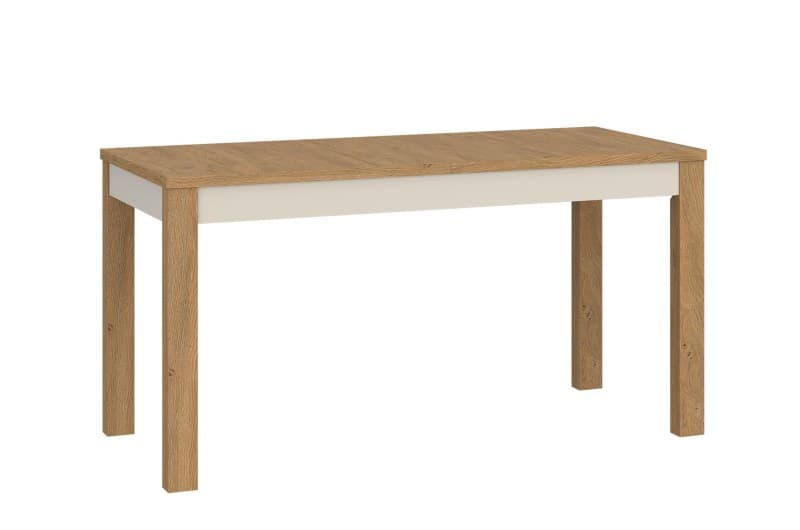 Esstisch - ausziehbar, LB ca. 140x85 cm, Stone Eiche Nachbildung, Kaschmir