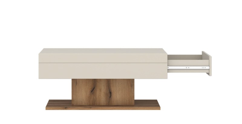 Couchtisch - LB ca. 100x63 cm, Kaschmir, Coast Evoke Eiche Nachbildung