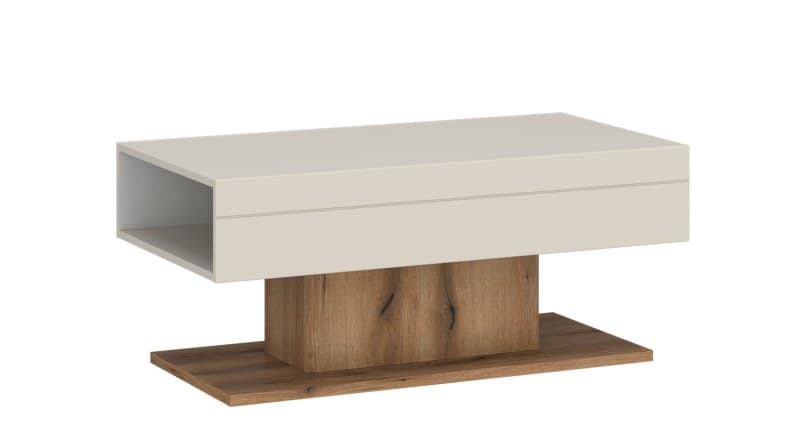 Couchtisch - LB ca. 100x63 cm, Kaschmir, Coast Evoke Eiche Nachbildung