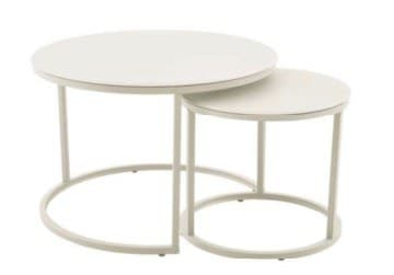Couchtisch - 2er Set, Kaschmir