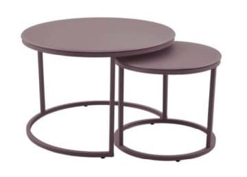 Couchtisch - 2er Set, Wildberry