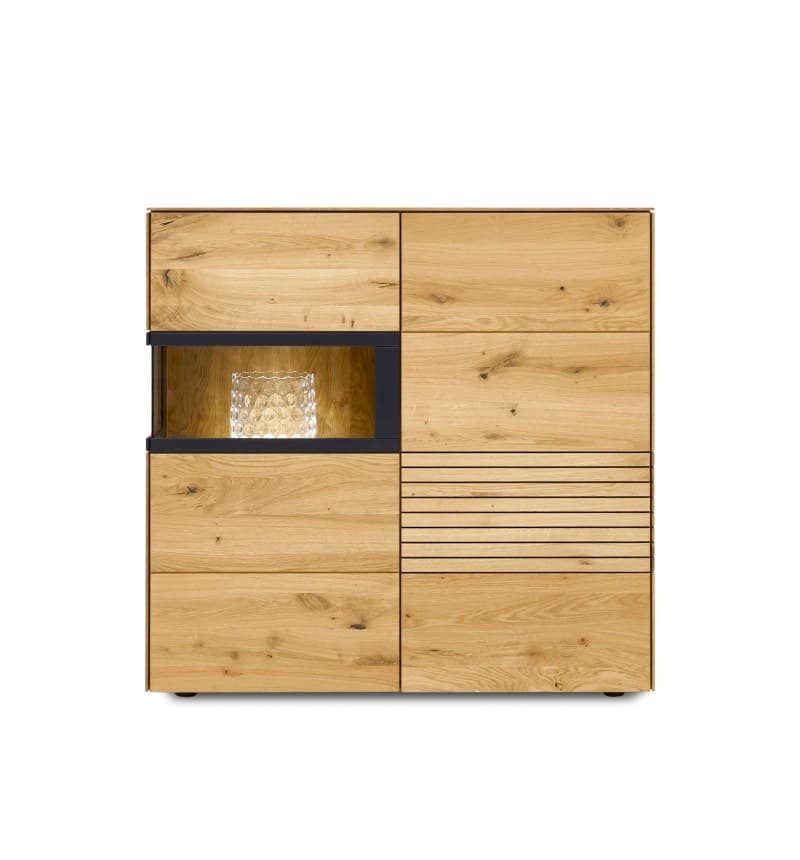 Highboard - Astkastanie massiv