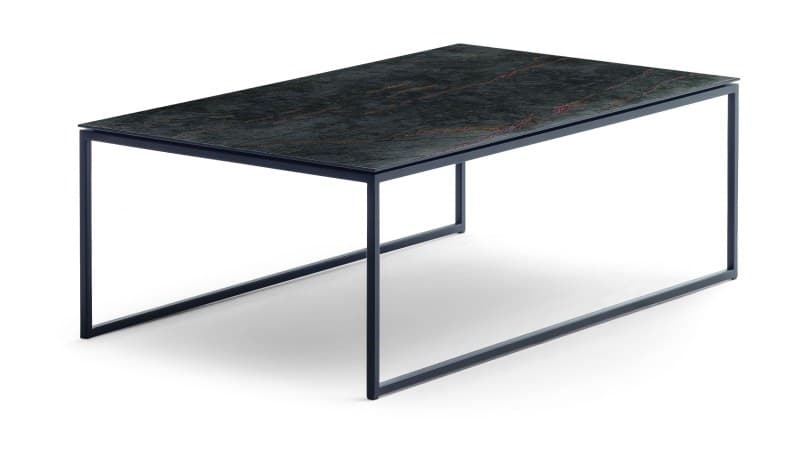 Couchtisch - LBH ca. 100x60x35 cm, Dekton, Dunkelbraun