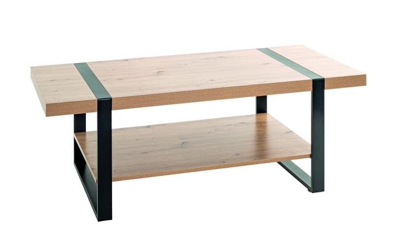 Couchtisch - B/H/T ca. 120x45x60 cm, Eiche Nachbildung