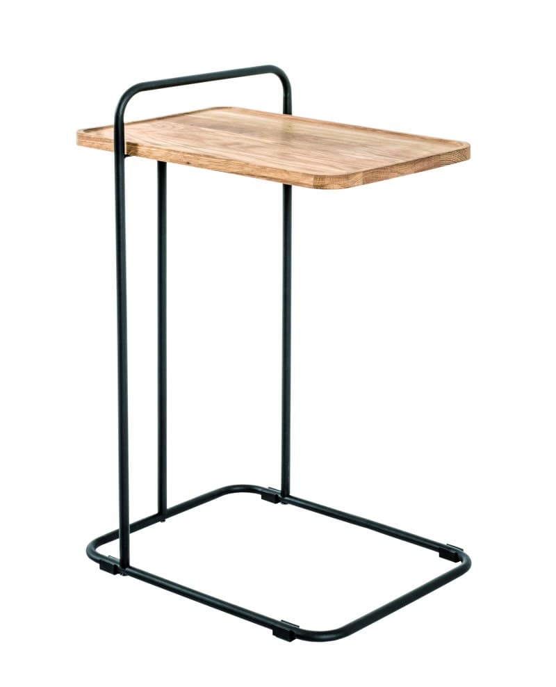 Beistelltisch - B/H/T ca. 35x73x49 cm, Eiche massiv