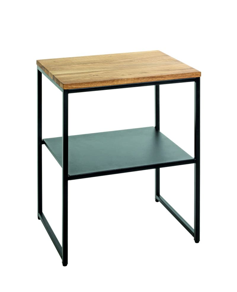 Beistelltisch - B/H/T ca. 45x60x35 cm, Eiche massiv