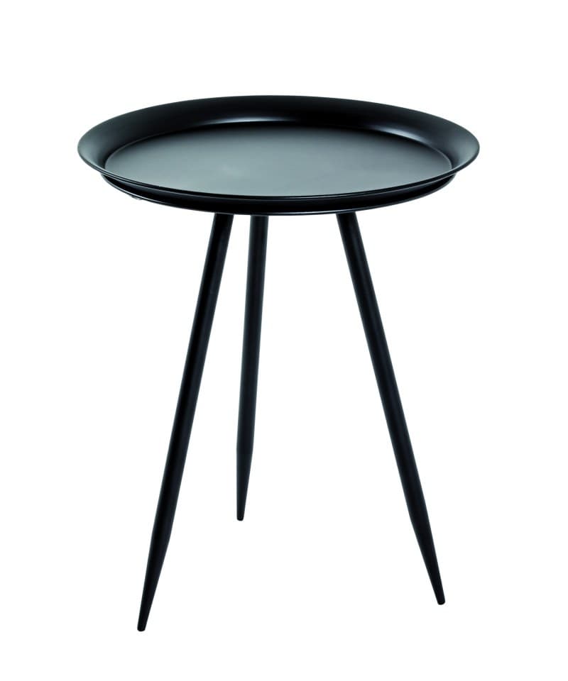 Beistelltisch - DH ca. 44x54 cm, Metall, Schwarz