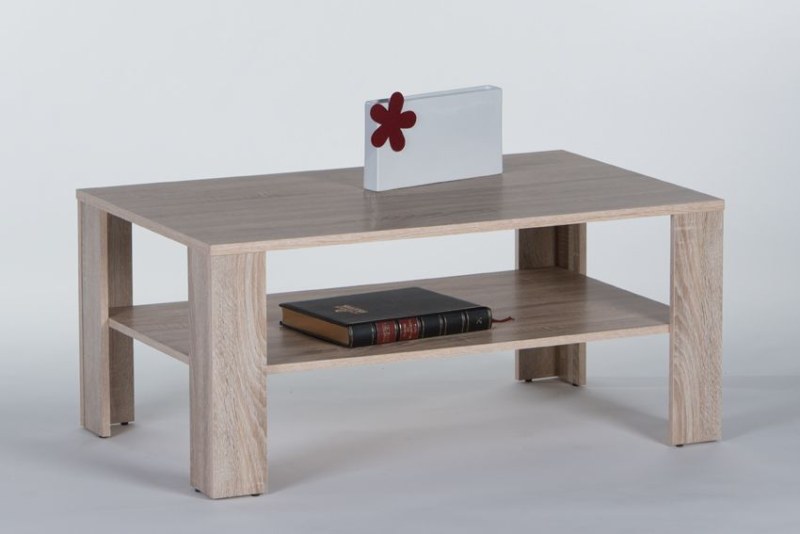 Couchtisch - LB ca. 100x60 cm, Sonoma Eiche Nachbildung