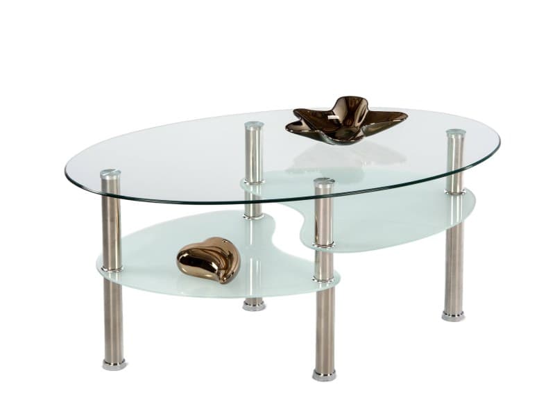 Couchtisch - LB ca. 90x55 cm, Glas