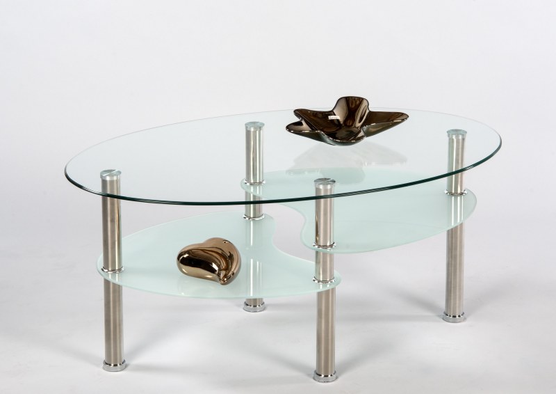 Couchtisch - LB ca. 90x55 cm, Glas