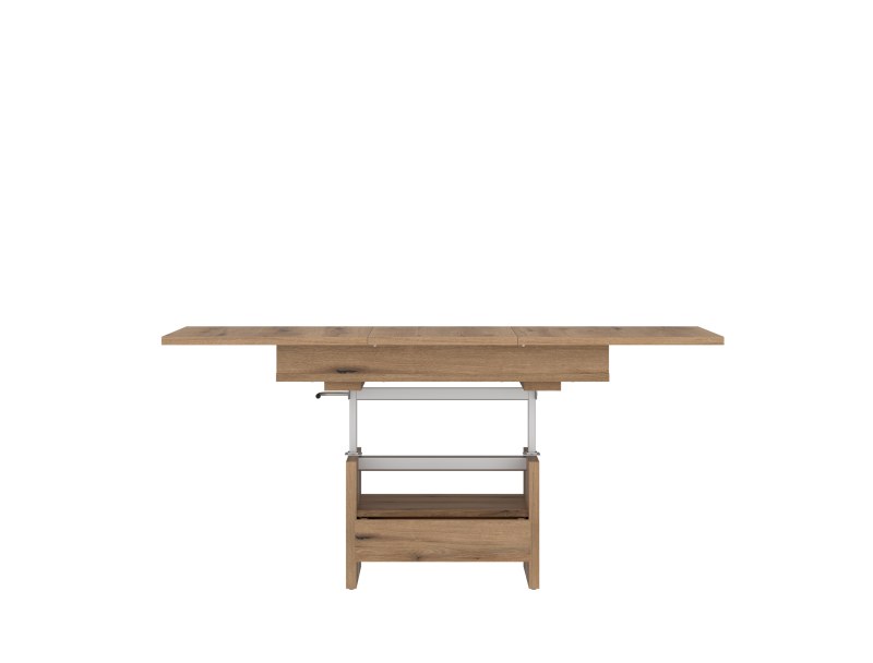 Couchtisch - höhenverstellbar, LB ca. 110x65 cm, Eiche Dekor