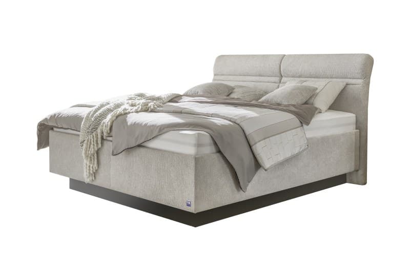 Polsterbett EM Select - Liegefläche ca. 180x200 cm, Stoff, beige