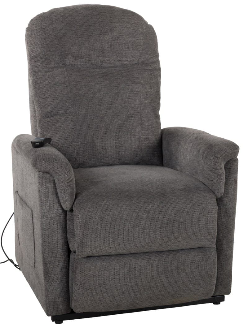 TV-Sessel - Aufstehhilfe, Relaxfunktion, Webstoff, Kieselgrau