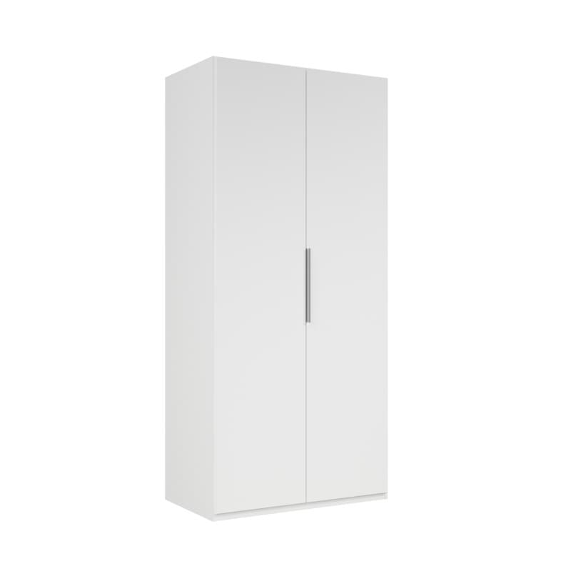 Drehtürenschrank- B ca. 100 cm, Weiß