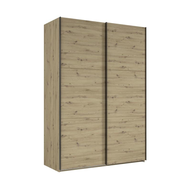 Schwebetürenschrank- B ca. 150 cm, Eiche Dekor