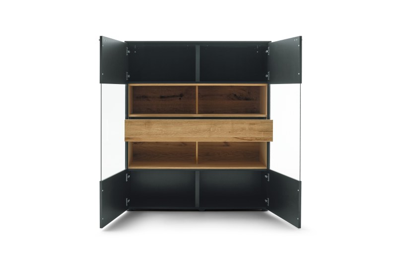Highboard - Lack matt Anthrazit