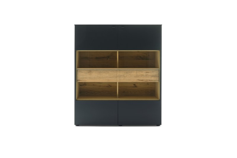 Highboard - Lack matt Anthrazit