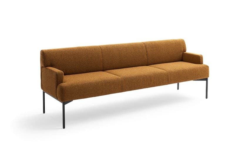 Bank - Breite ca. 180 cm, Polyester, curry
