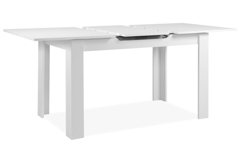Esstisch - ausziehbar, LB ca. 125x80 cm, Weiß